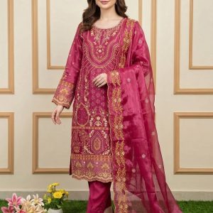 আনরেডি এম্বোডারি পার্টি ড্রেস:988