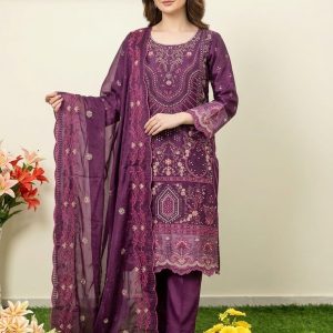আনরেডি এম্বোডারি পার্টি ড্রেস:985
