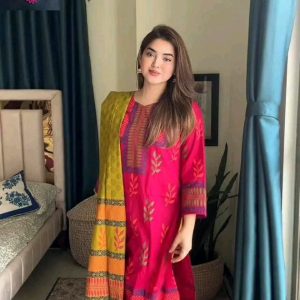 আনরেডি ভিআইপি ব্লক প্রিন্ট কামিজ:715