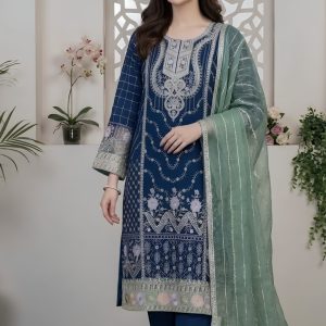 আনরেডি এম্বোডারি পার্টি ড্রেস:1125