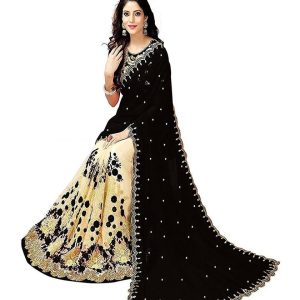 Premium Georgette Embroidery Work Saree:516