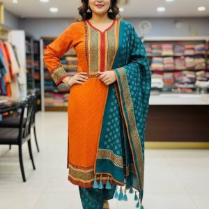 আনরেডি ভিআইপি ব্লক প্রিন্ট কামিজ:727