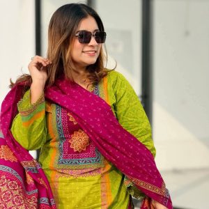 আনরেডি ভিআইপি ব্লক প্রিন্ট কামিজ:735