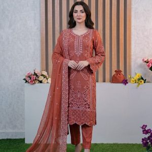 আনরেডি এম্বোডারি পার্টি ড্রেস:1132