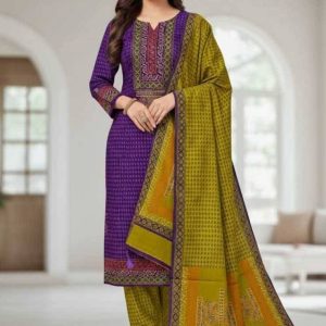আনরেডি ভিআইপি ব্লক প্রিন্ট কামিজ:776