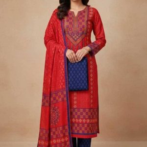 আনরেডি ভিআইপি ব্লক প্রিন্ট কামিজ:780