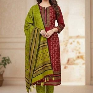 আনরেডি ভিআইপি ব্লক প্রিন্ট কামিজ:778